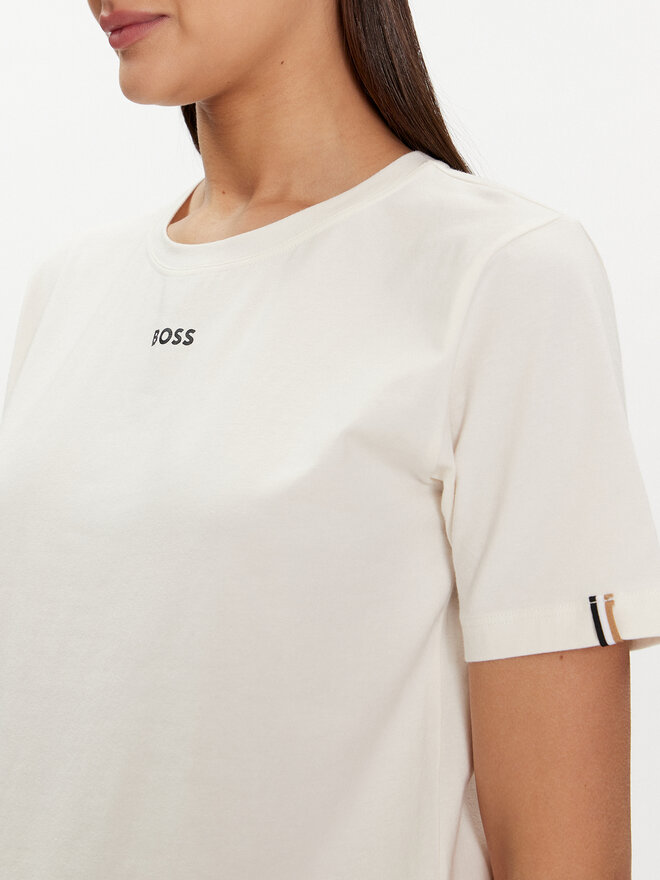 BOSS BOSS Camiseta 50510322 Écru Regular Fit