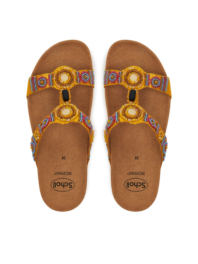 Scholl Παντόφλες Scholl New Bogota MF26607 2007 Πορτοκαλί