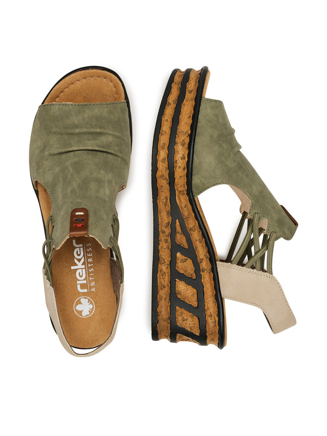 Rieker Sandalen Rieker 68175-52 Grün