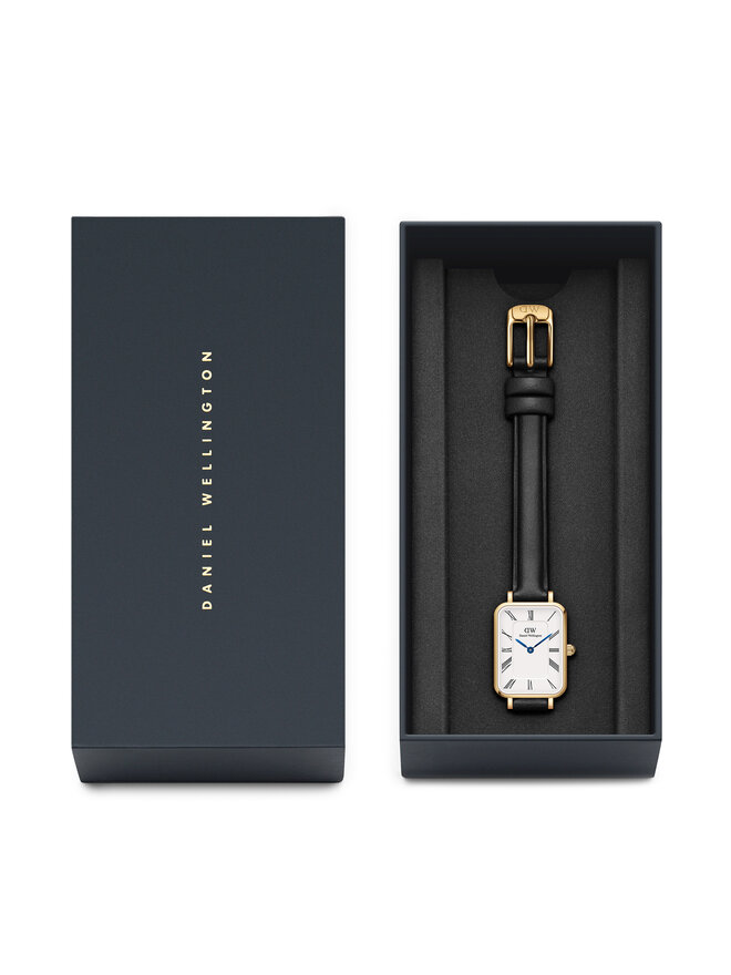 Daniel Wellington Ρολόι Daniel Wellington Quadro Roman Numerals Sheffield DW00100692 Μαύρο