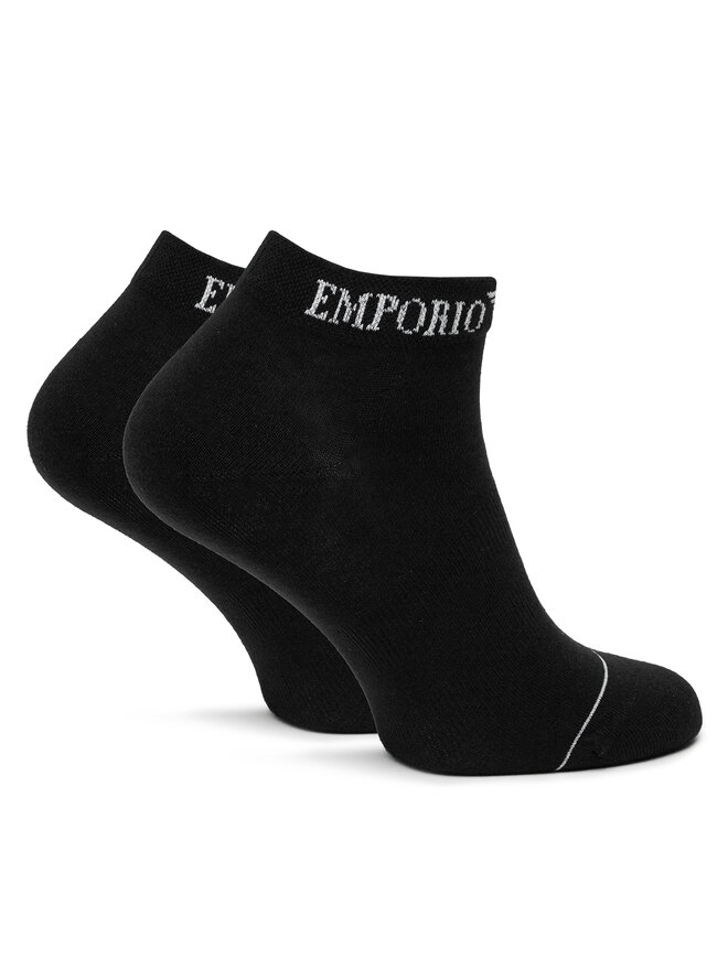 Emporio Armani 3 pár férfi bokazokni Emporio Armani EM000550 AF12276 MC061 Fekete