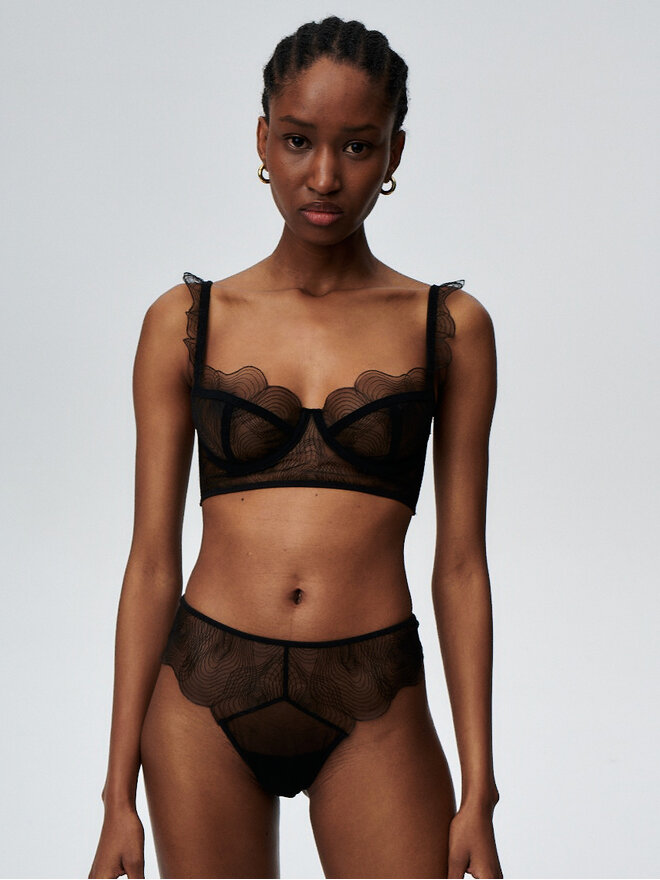 Undress Code Undress Code Στρίνγκ Bliss 582 Μαύρο