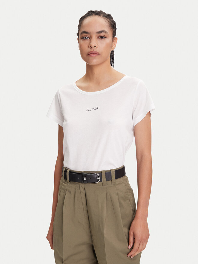 Marc O'Polo Marc O'Polo Marškinėliai 506 2067 51431 Balta Regular Fit