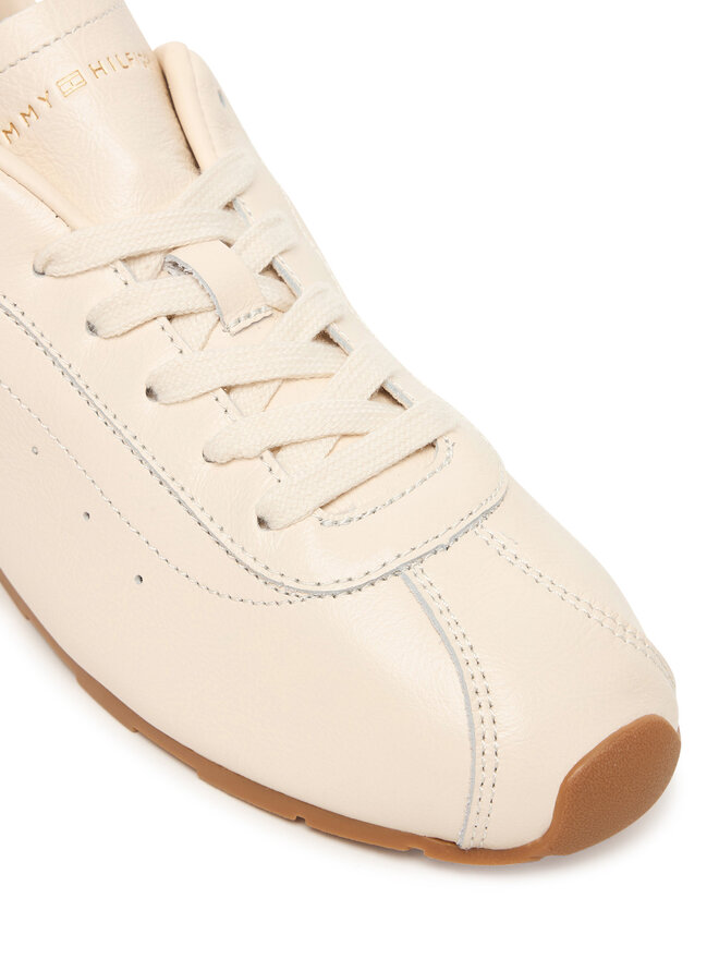 Tommy Hilfiger Laisvalaikio batai Tommy Hilfiger Th Low Profile Runner FW0FW08951 Écru