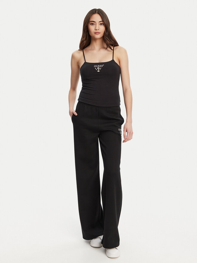 Guess Guess Marškinėliai V5RP08 KCOA2 Juoda Regular Fit