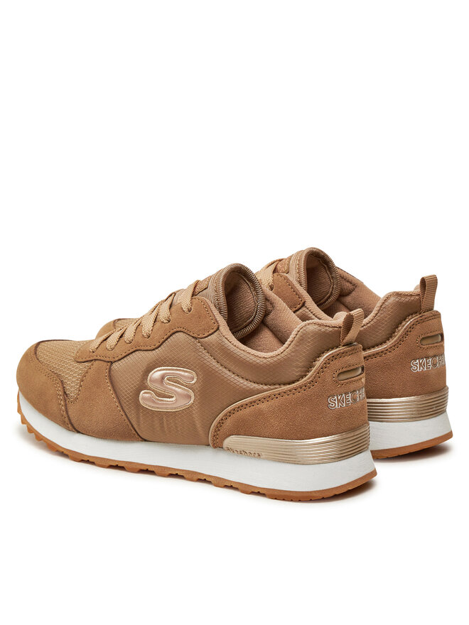 Skechers Sneakersy Skechers 111/TAN Brązowy