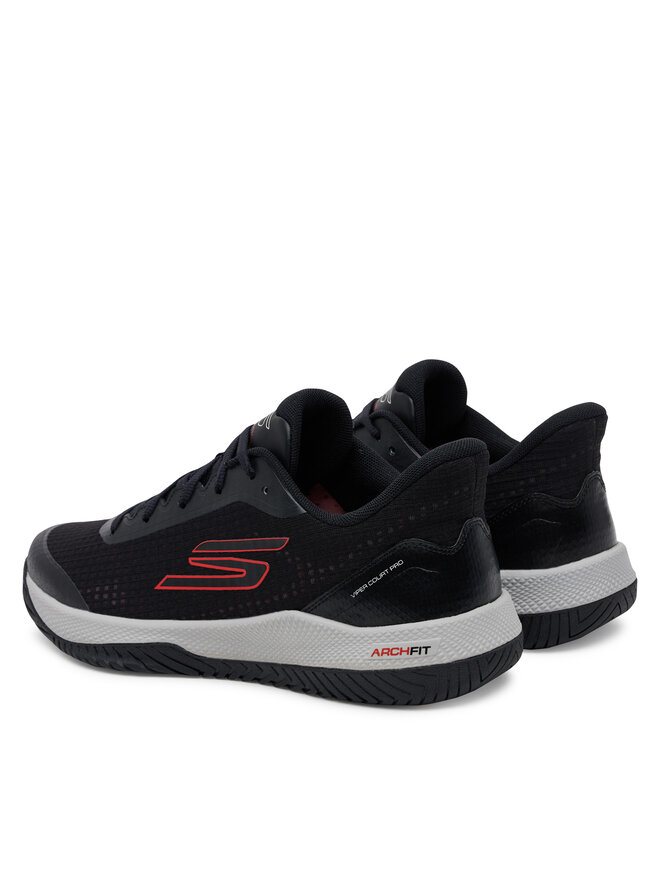 Skechers Buty do tenisa Skechers Viper Court Pro 246069/BKRD Czarny
