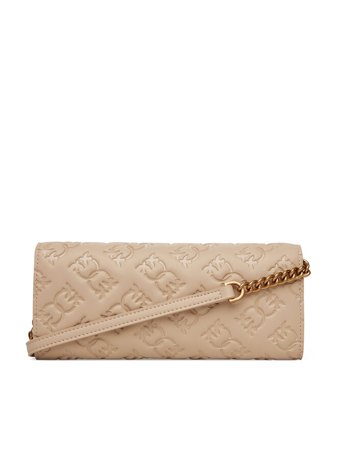 PINKO Великий жіночий гаманець PINKO Love Tiny Birds Wallet C 103765 A1YB Бежевий