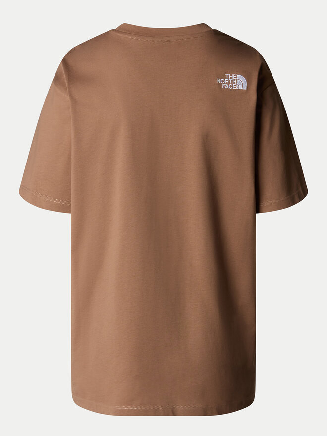 The North Face The North Face Majica Simple Dome NF0A87NQ Rjava Oversize