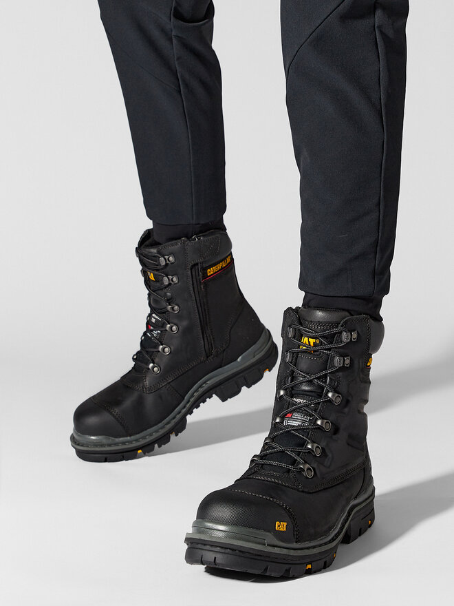CATerpillar Schnürstiefeletten CATerpillar Premier 8'' Wr Tx P720150 Schwarz