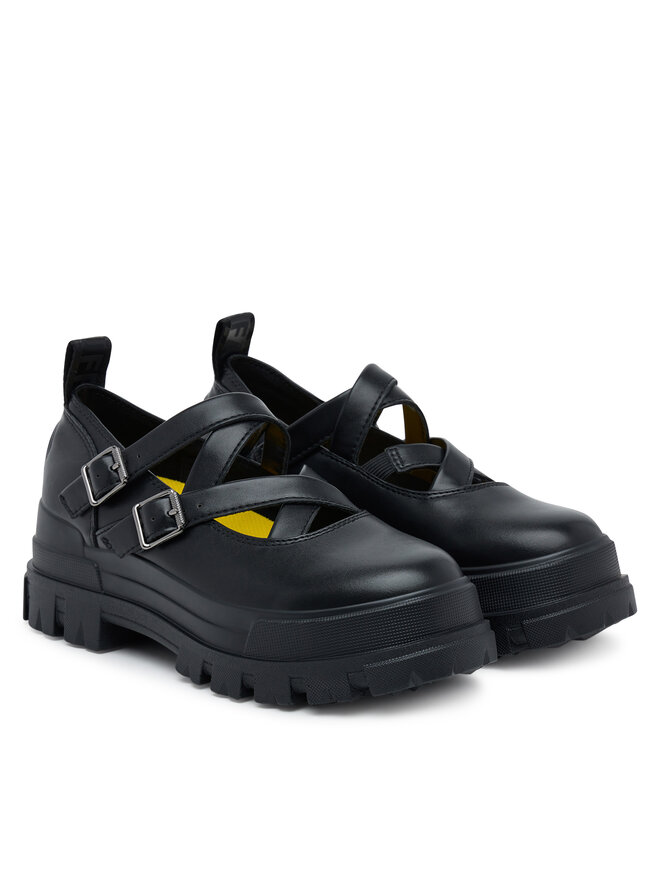 Buffalo Félcipő Buffalo Aspha Ballerina Cs 1620045 Fekete