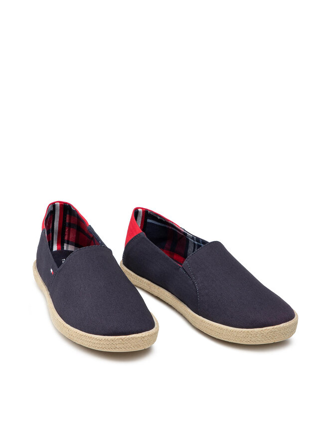 Tommy Hilfiger Espadrilles Tommy Hilfiger Easy Summer Slip On FM0FM00569 Dunkelblau