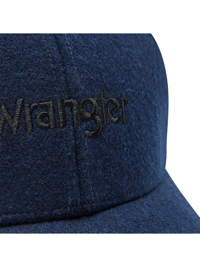 Wrangler Шапка с козирка Wrangler Wool Logo 112323352 Тъмносин