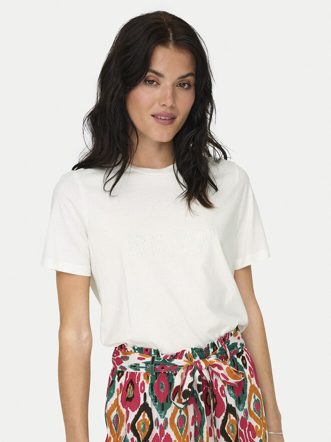 JDY JDY T-Shirt Molly 15311675 Λευκό Regular Fit