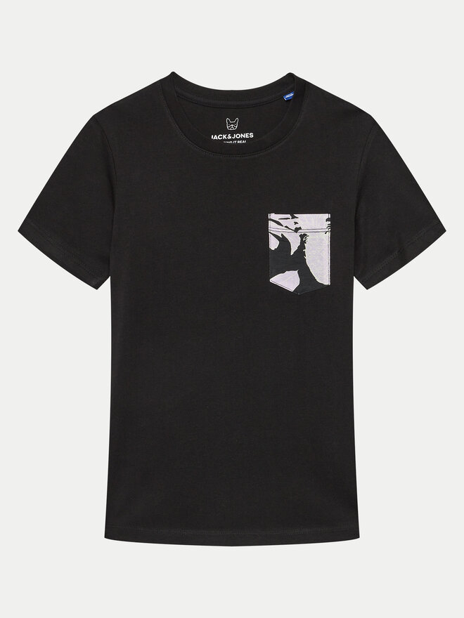 Jack&Jones Junior Jack&Jones Junior Marškinėliai Joraruba 12257614 Juoda Standard Fit