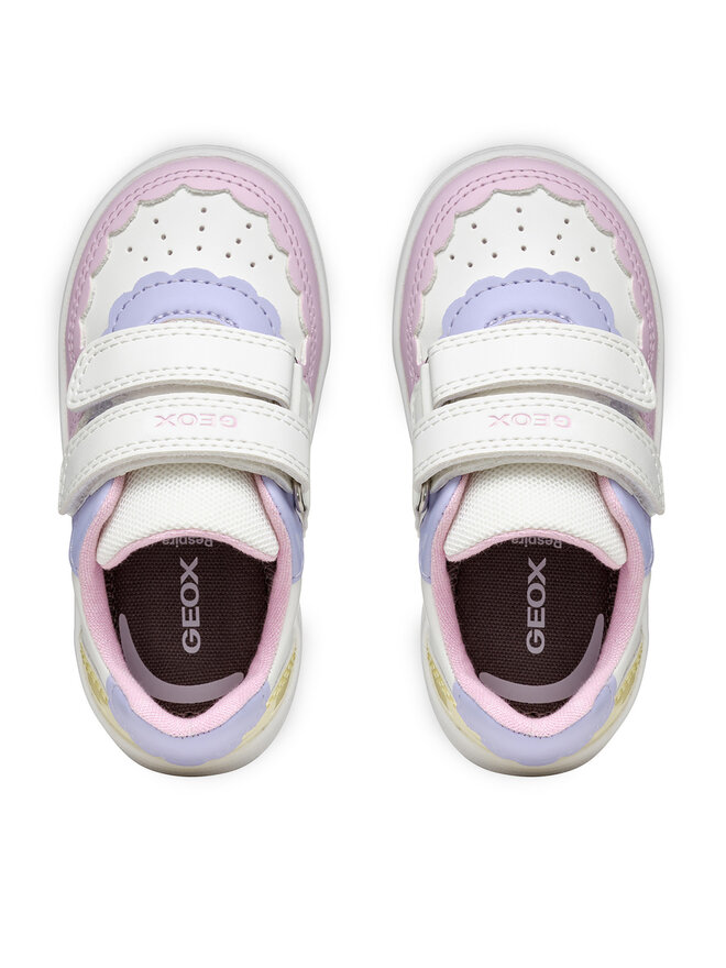 Geox Sneakersy Geox B Eclyper B555MA 000BC C1372 Bílá