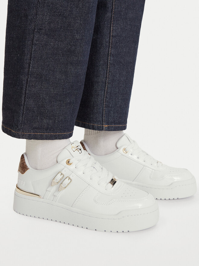 Guess Sneakers Guess FLFMAG ELE12 Weiß