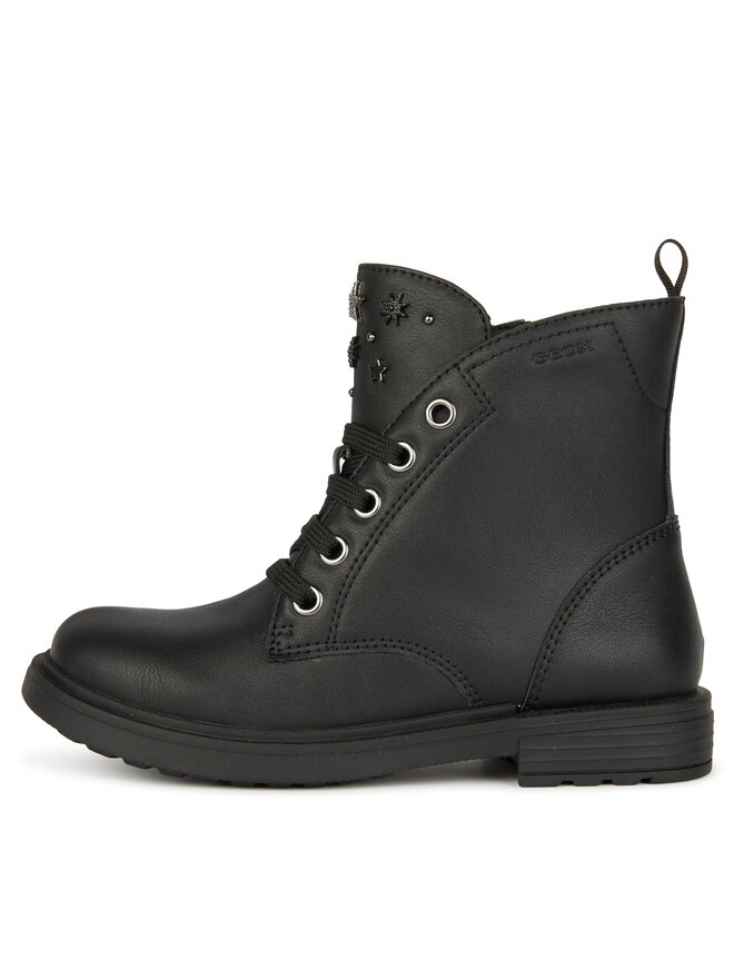 Geox Боти Geox Jr Eclair J169QI 000BC C9B1G S Черен
