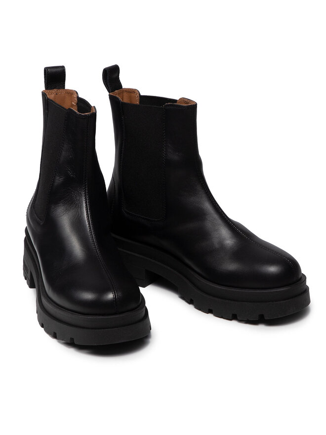 Trussardi Μποτάκια Trussardi 79A00721 Μαύρο