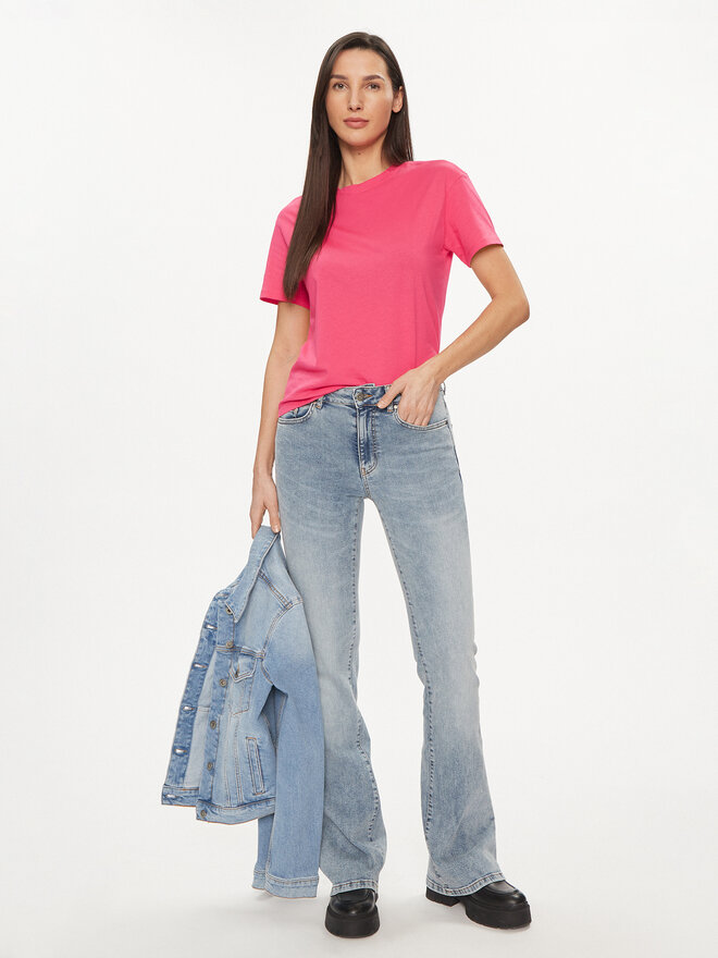 United Colors Of Benetton United Colors Of Benetton Marškinėliai 3096D102O Rožinė Regular Fit