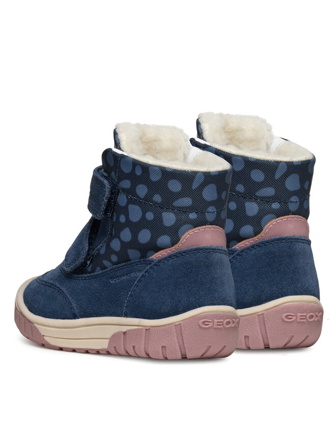 Stivaletti Geox Hynde Girl WPF – Impermeabili E Caldi Per Bambine, Look Biker In Pelle