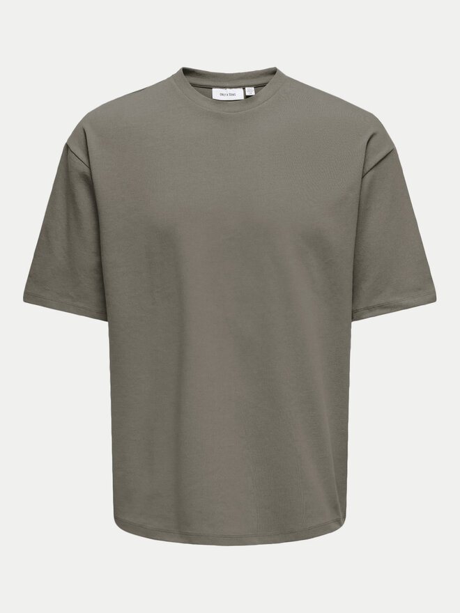 Only & Sons Only & Sons Póló Caspian 22031940 Szürke Authentic Fit