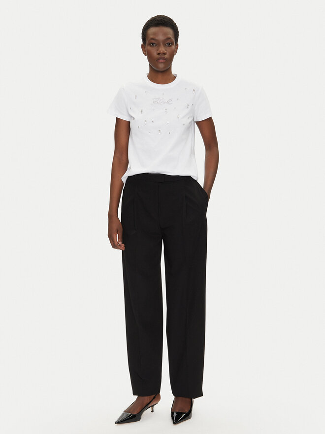 KARL LAGERFELD KARL LAGERFELD Camiseta A2W17120 Blanco Regular Fit