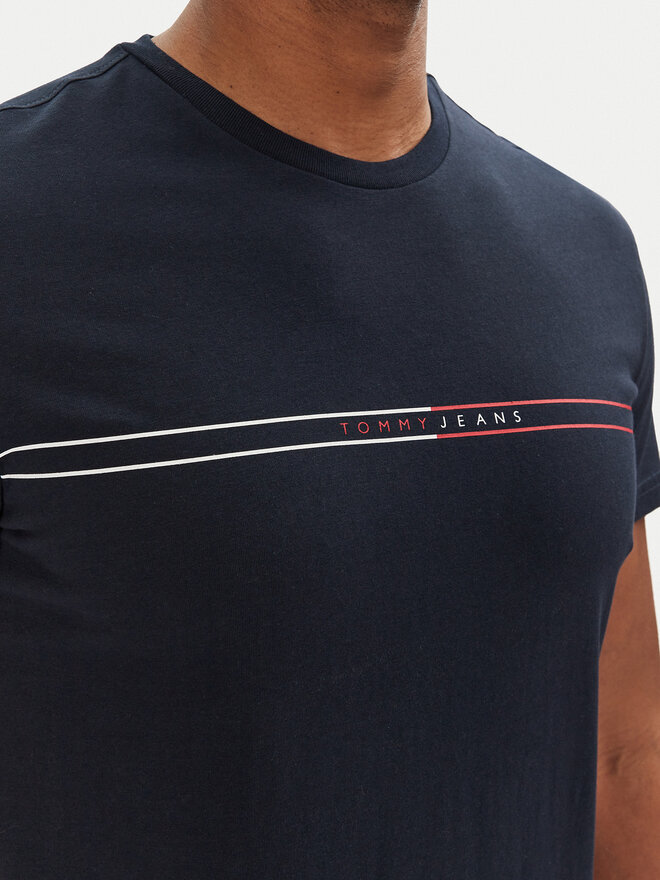 Tommy Jeans Tommy Jeans Póló Entry Graphic DM0DM20779 Sötétkék Slim Fit