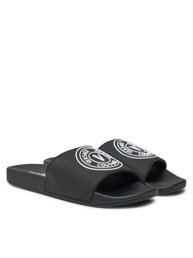 Versace Jeans Couture Παντόφλες Versace Jeans Couture 77YA3SQ3 Μαύρο