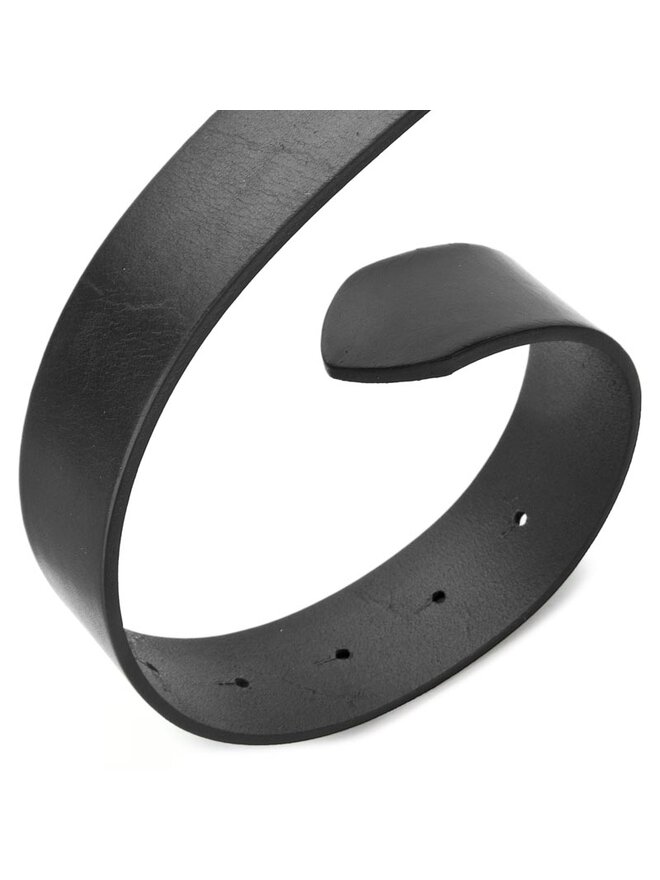 Tommy Hilfiger Pánský pásek Tommy Hilfiger Th Plaque Belt 3.5 Adj AM0AM01995 Černá