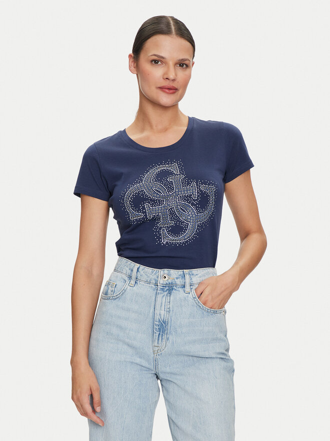 Guess Guess Camiseta W4YI37 J1314 Azul Regular Fit