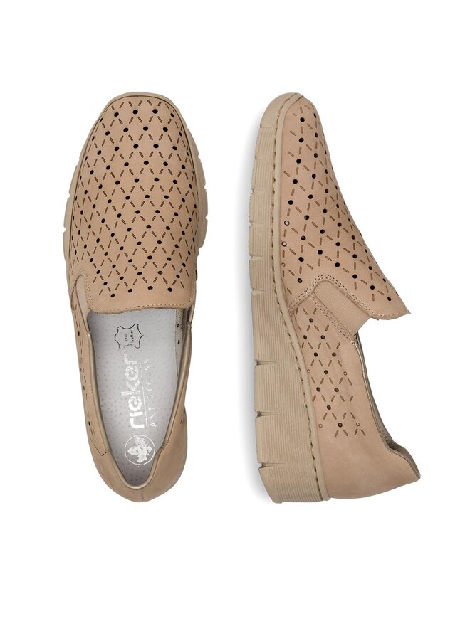 Rieker Halbschuhe Rieker 53795-60 Beige