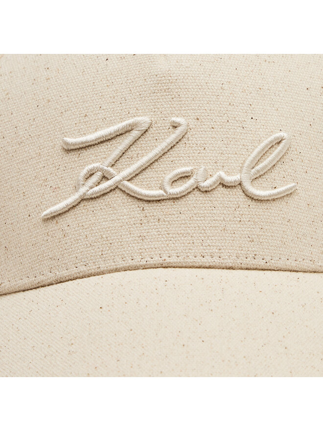 KARL LAGERFELD Šiltovka KARL LAGERFELD Signature Monogram 241W3402 Béžová