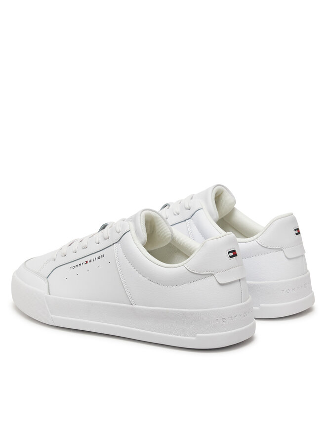Tommy Hilfiger Αθλητικά Tommy Hilfiger Th Court Mix Lth FM0FM05489 Λευκό