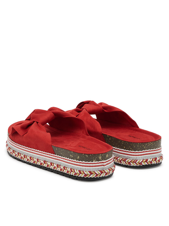 DeeZee Pantoletten DeeZee E2050-3 Rot