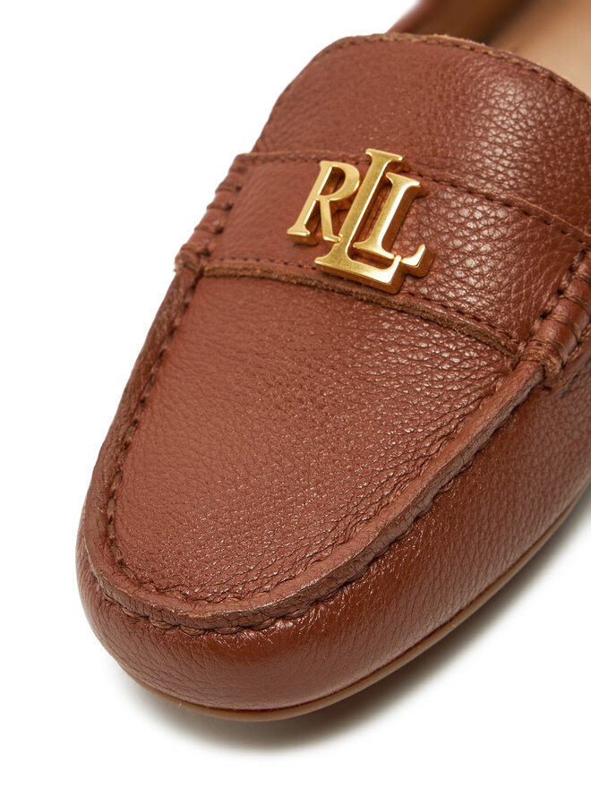 LAUREN RALPH LAUREN Mokasyny Lauren Ralph Lauren 802942768002 Brązowy