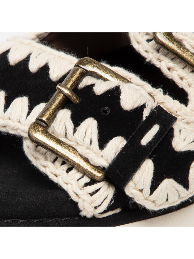 Mou Szandál Mou New Bio # 02-With Buckles SW461003A Fekete