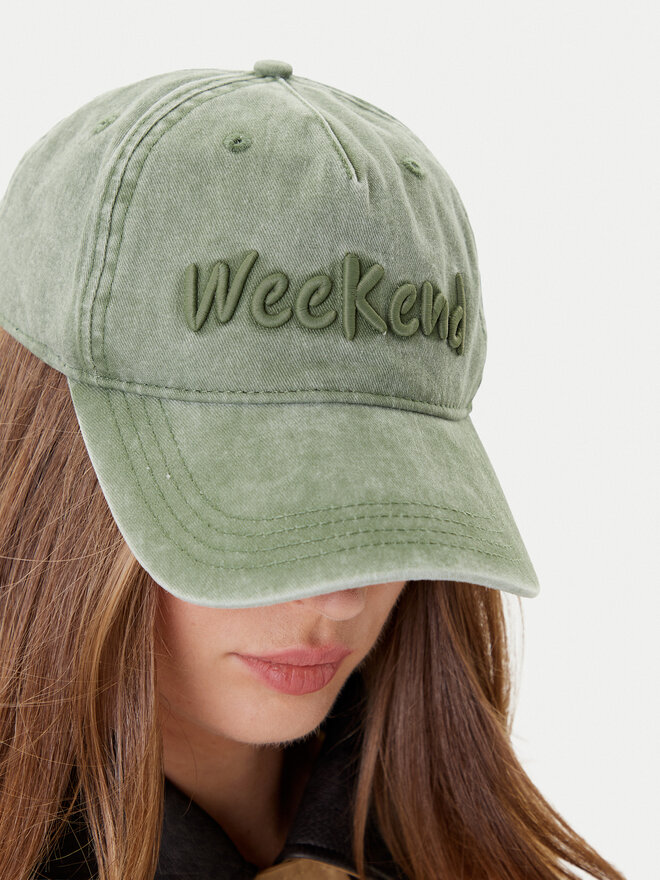 Weekend Max Mara Шапка с козирка Weekend Max Mara Bruno 2525576024 Каки