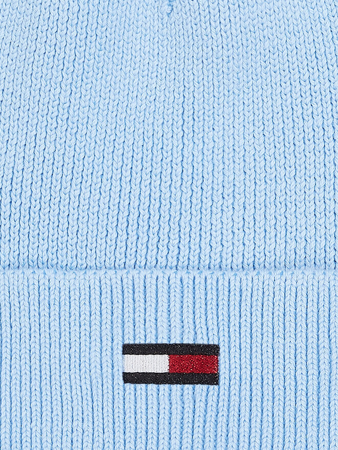 Tommy Hilfiger Czapka Tommy Hilfiger Elongated Flag AW0AW16777 Niebieski