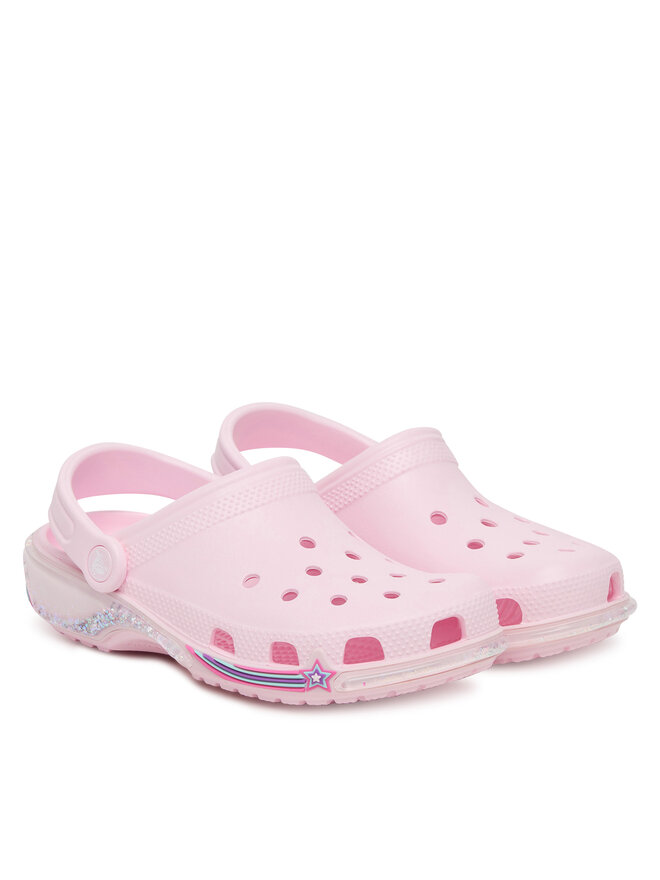 Crocs Pantoletten Crocs Star Sparkle Shaker Clog 211609 Rosa