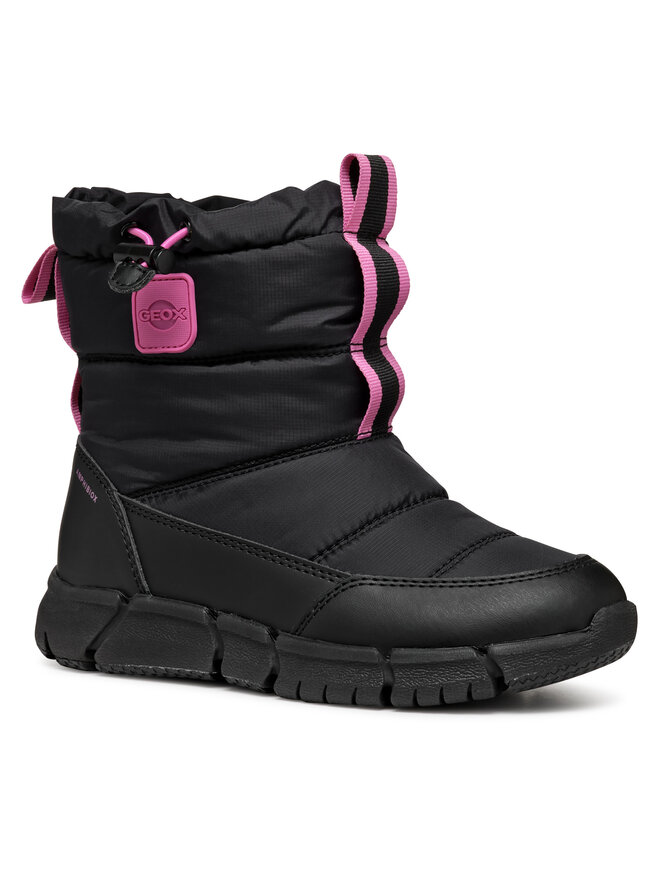 Bottes de neige Geox J Flexyper Girl B Ab J46APB 0FU54 C9B8L M Noir chaussures