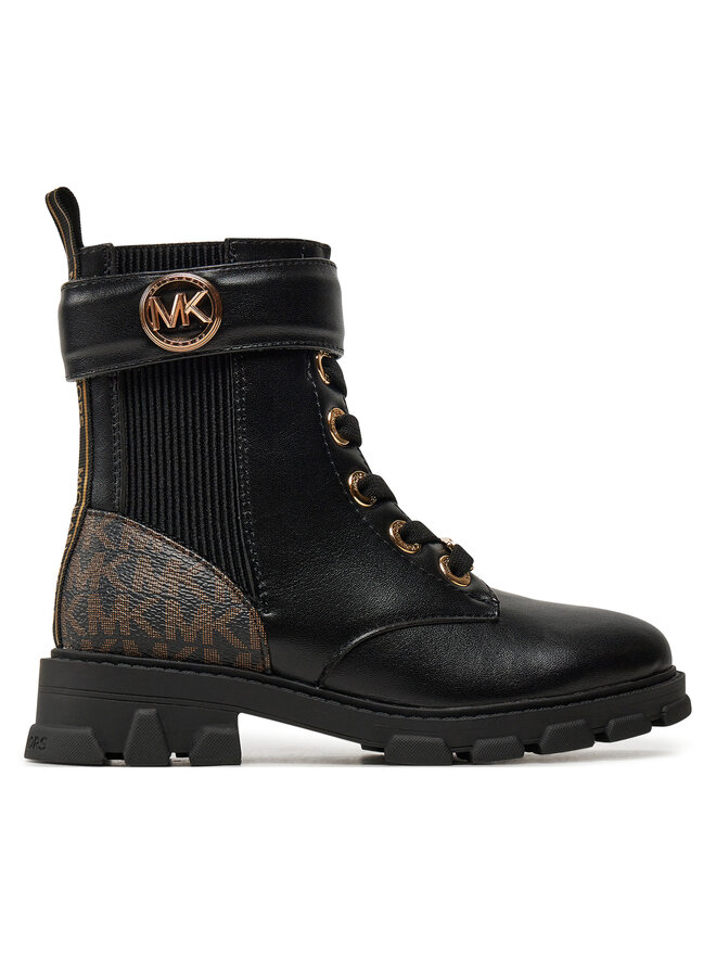 Michael kors black combat boots cheap