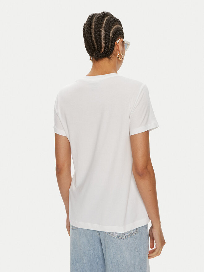DKNY DKNY T-Shirt P4DHQWNA Weiß Regular Fit