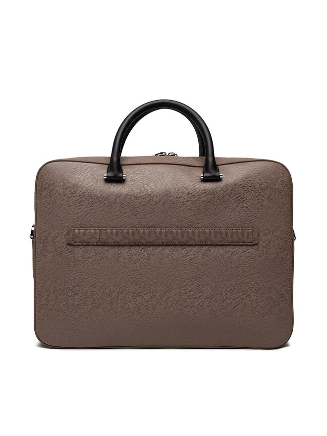 Laptoptasche Tommy Hilfiger Business Leather Computer Bag AM0AM08459 Braun eschuhe