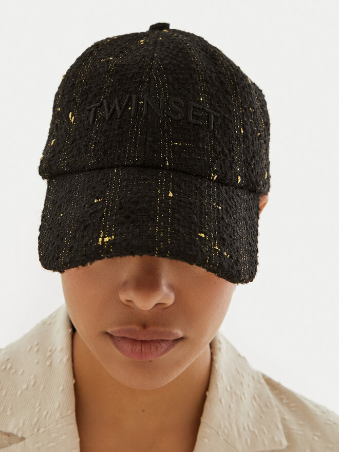 TWINSET Gorra con visera TWINSET 242TO5431 Negro