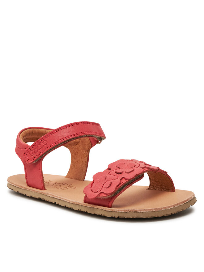 Froddo Sandale Froddo Barefoot Flexy Flowers G3150265 S Crvena