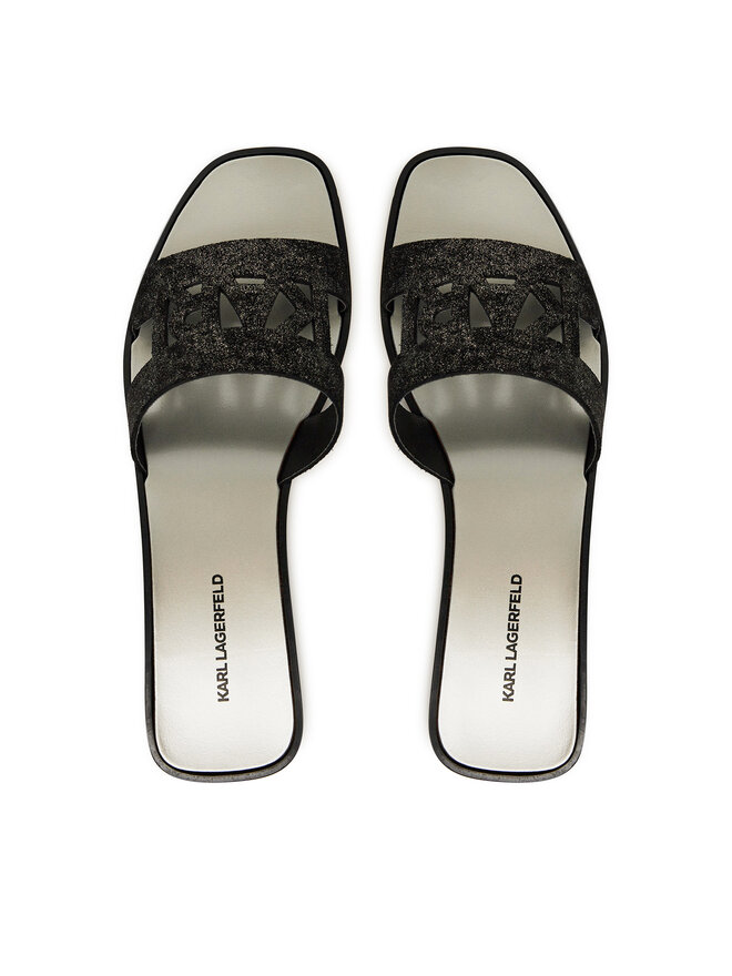 KARL LAGERFELD Şlapi KARL LAGERFELD Skoot II KL80402 Negru