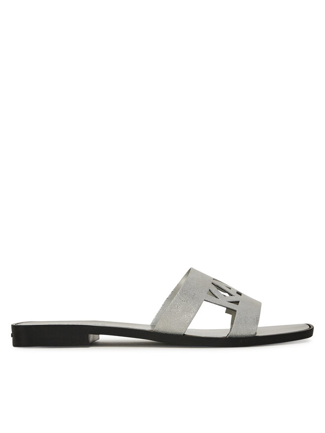 KARL LAGERFELD Natikači KARL LAGERFELD Skoot II KL80402 Srebrna
