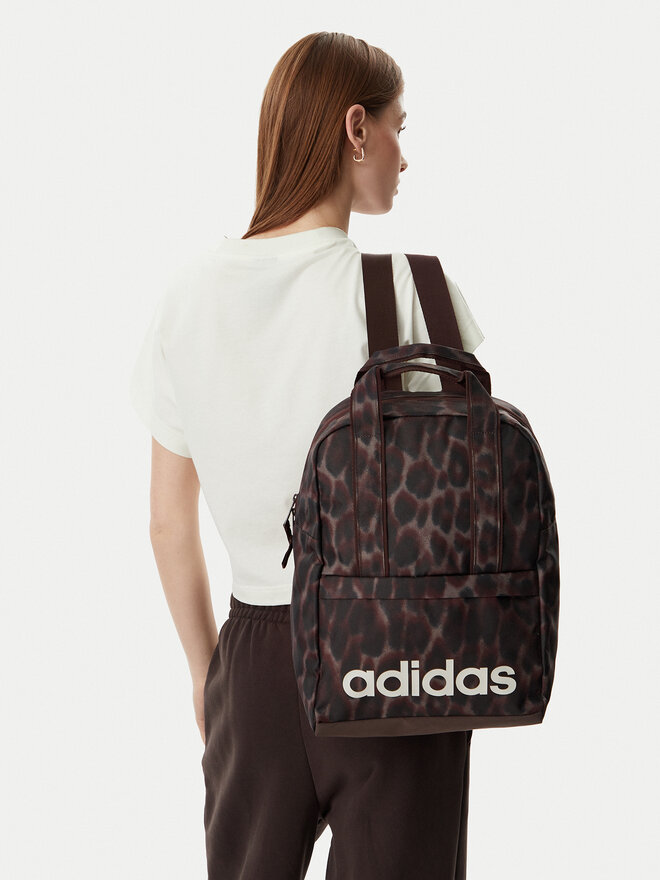 adidas Rucksack adidas ADIDAS LINEAR ESSENTIALS GRAPHIC KD2183 Braun