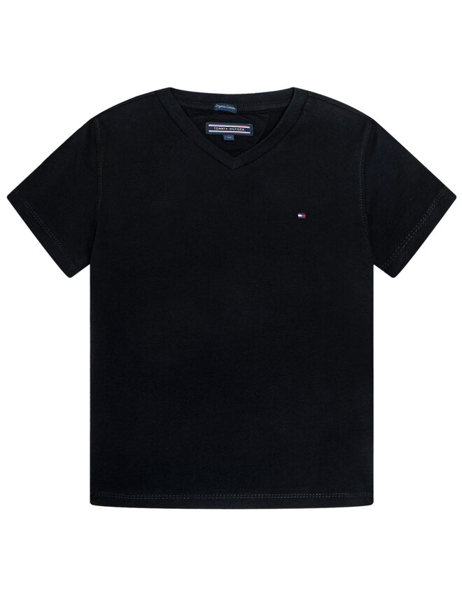 Tommy Hilfiger Tommy Hilfiger Marškinėliai KB0KB04142 S Juoda Regular Fit